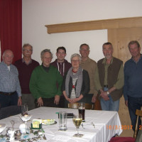 Von links : Ernst Parzinger, Heinz Riefer, Herbert Scheidsach, Seppi Parzinger, Mo Berlitz, Siegfried Wallner, Dieter Berlitz, Albert List