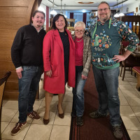 v.l.n.r.: Sepp Parzinger, Dr. Bärbel Kofler, Monika Berlitz, Kai-Oliver Kraft